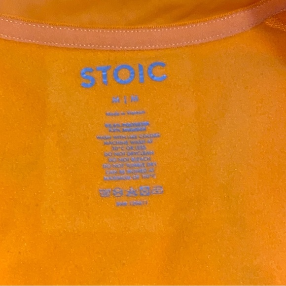 STOIC Tech Fleece Zip Front lightweight jacket size medium 1 available - Picture 3 of 4